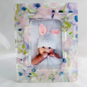 picture frame with baby photo